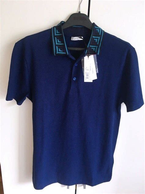 versace collection man polo 3 bott m c regolare|Versace Collection Polo shirts for Men .